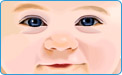 Baby portraits illustration